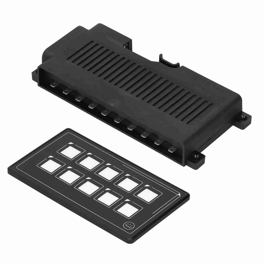 10P Membrane Control Switch Panel Bluetooth APP Control with Backlight Module LED Touch Builtin PPTC for RV Boat