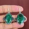 Malachite Earring Gemstone Jewelry Handmade Earrings 925 Sterling Silver Earring Dainty Malachite Jewelry Brand New Earring Engagement Gifts
