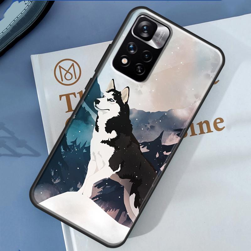 Alaskan Husky Dog Cute Puppy Case For Xiaomi Redmi 13C 10C 12C 14C Redmi Note 14 13 Pro 12 11 9 10 9S 10S 11S 12S Cover
