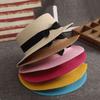 Sunscreen Korean Straw Hat Summer British Retro Flat Top Fresh Top Hat Sunshade Beach Hat Travel Trend Summer
