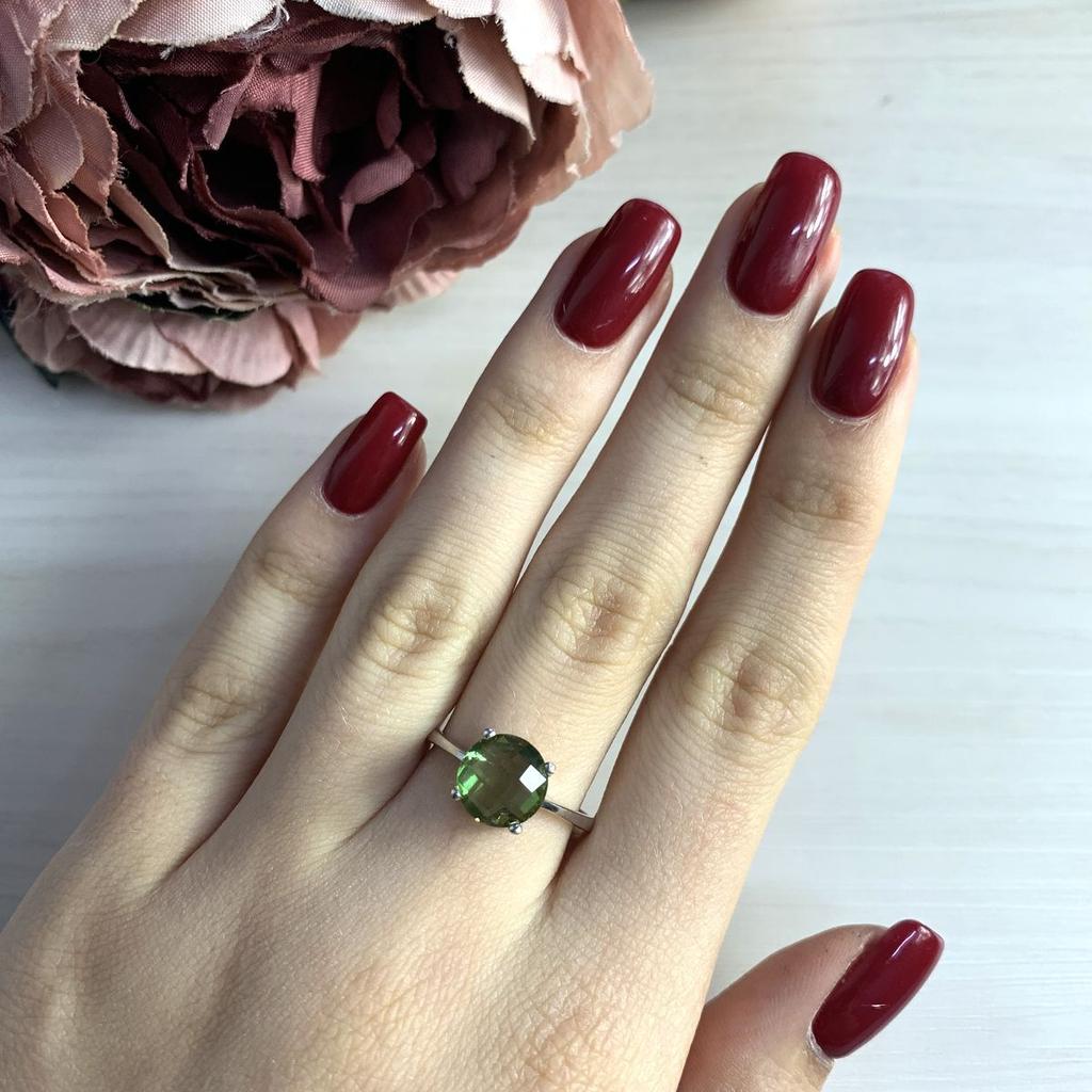 Серебряное кольцо с Султанит султанитом 2.55ct (1948477)