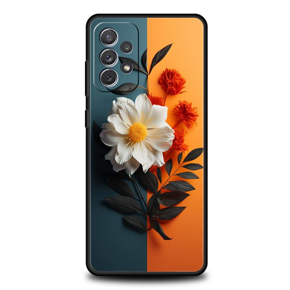 Sunflower Phone Case For Samsung Galaxy A17 A07 A55 A35 A25 A15 A05s A33 5G A31 A23 A21s A13 A41 A73 A53 A51 A71 A03s S10 Cover