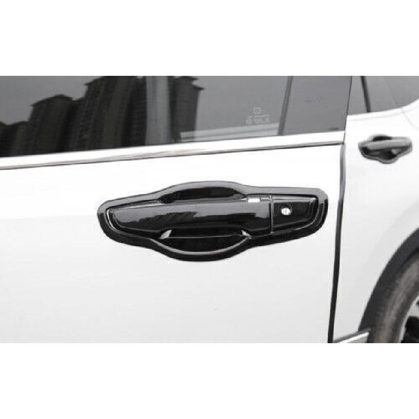 Exterior Side Door Handle For 2017 2018-2021 ABS Black Honda CRV CR-V Cover Trim