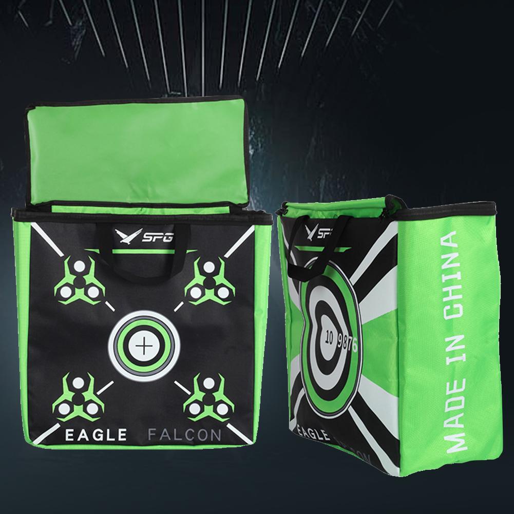 Archery Target Bag Archery Target Cover Bag Water Resistant Portable Bow Target Refillable with Carrying Handle for Backyard