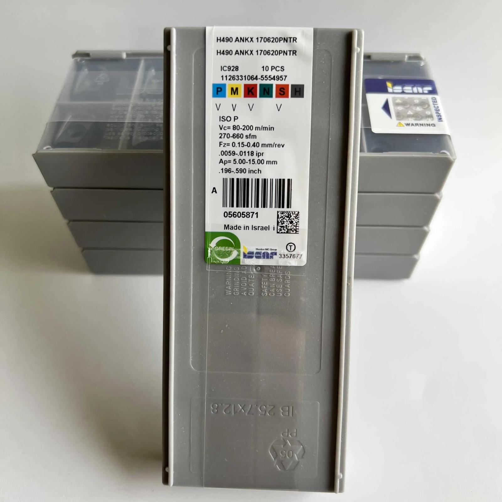 

ISCAR / H490ANKX170620PNTR IC928 /Industrial indexable carbide inserts 10 Pcs