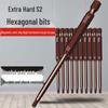 Super Grade S2 Magnetic Hex Electric Screwdriver & Drill Bit Set with Pneumatic Wrench Extension