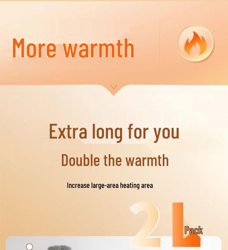 Extra Large Plush Hot Water Bottle - Explosion-Proof Hand, Body, and Foot Warmer