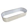 Raised Garden Bed Steel   Outdoor Planter Box with Open Bottom for Vegetables Fruits Flowers