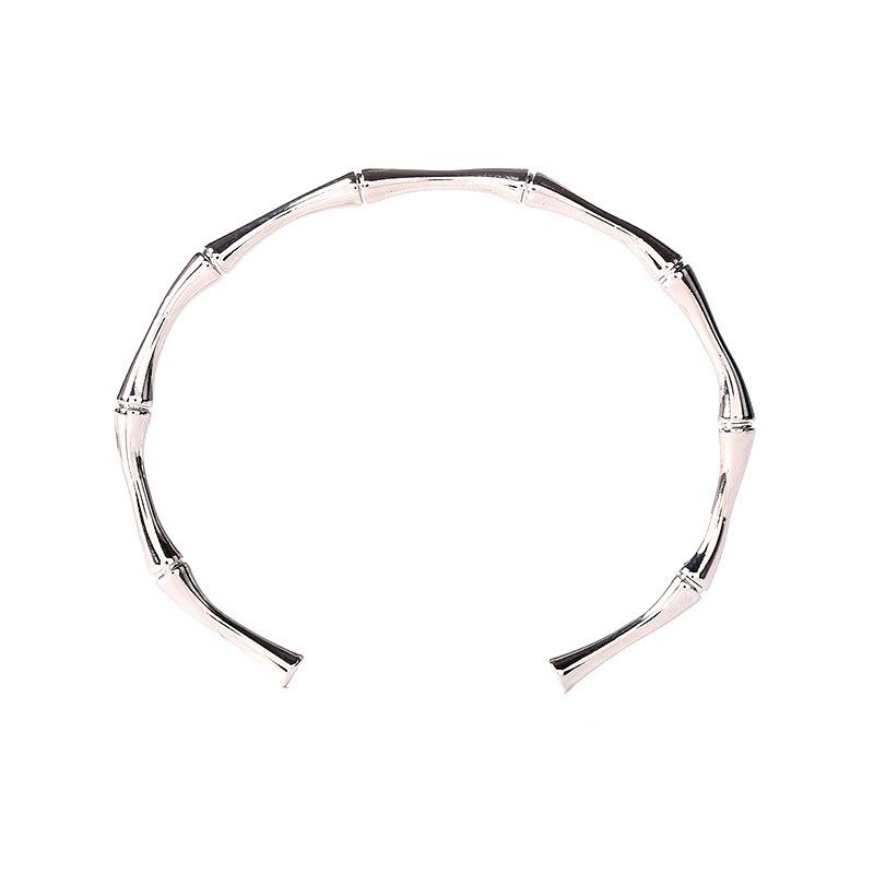 

Opening Bamboo Knot Fashionable and Simple Bracelet срібний