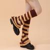 Incalzitoare pentru picioare pentru femei, fete, stil japonez, lolita, incalzitoare pentru picioare, tricot cu stea, ciorapi lungi, gotici, Harajuku, pentru acoperirea picioarelor.