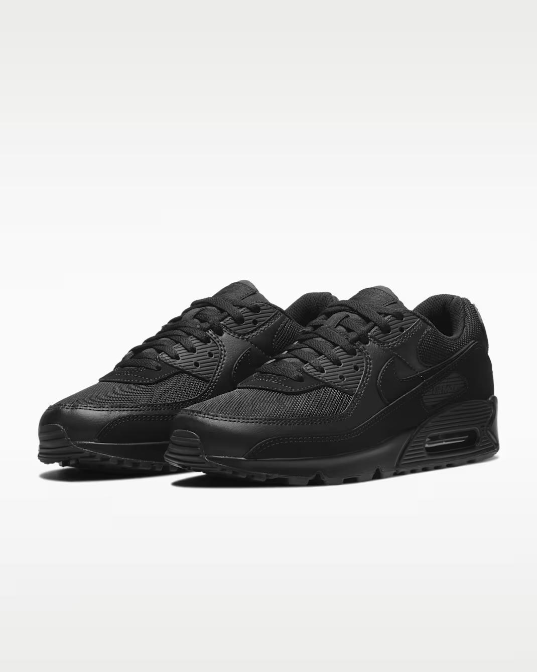 CN8490-003 Nike Air Max 90 Recraft  Triple Black  (Мужской) 7.5