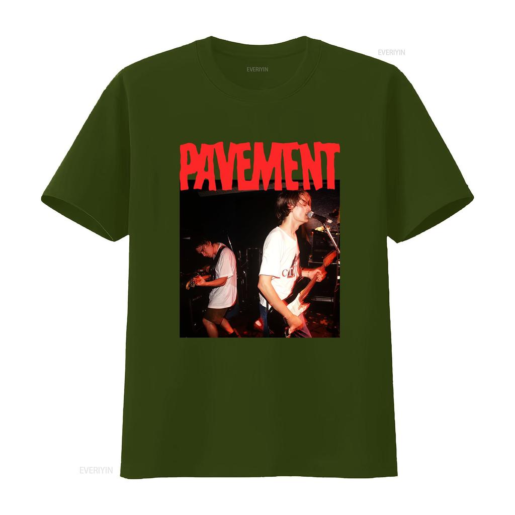 Vintage Paveunisext Indie Rock Band Concert Print Casual T Shirt Vintage Washed Slightly Stylish Breathable Designer Clothes