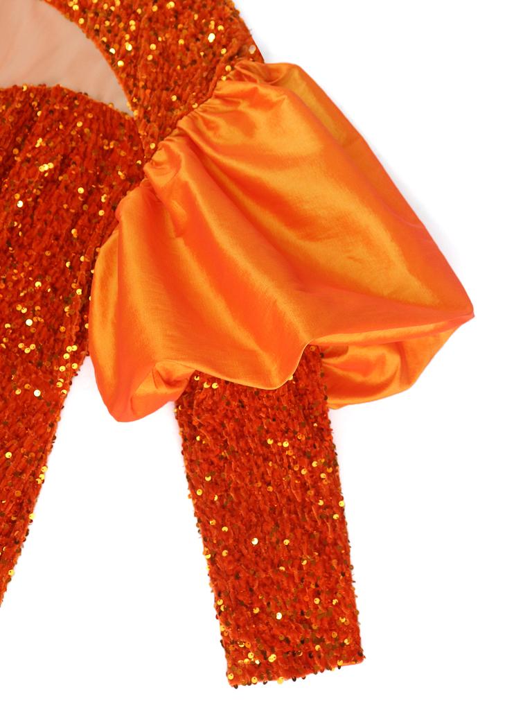 AOMEI Sequin Christams Party Dresses for Women Velvet Chest Wrapped Puff  Sleeve Sparkly Gowns Classy Ladies Winter Celebrity Birthday Outfit  buy  the best products in the Ayzeze online store