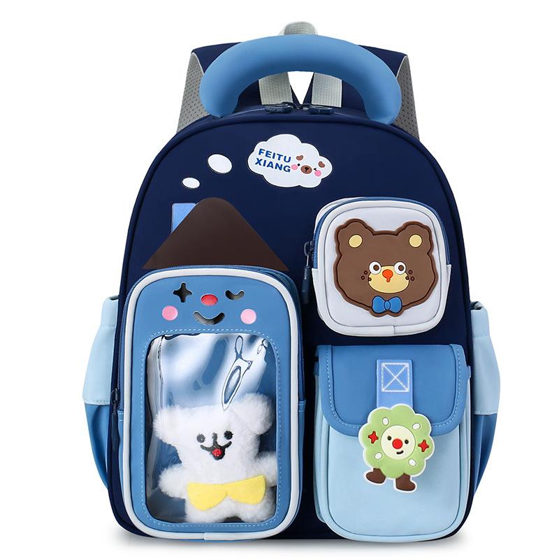 New Children'S Backpack For Primary School Students Boys And Girls Large-Capacity School Bag Kindergarten Baby Backpack