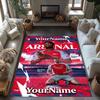 Arsenal Customized Name Carpet Perfect for Bedrooms Foyer Outdoor Living Rooms Anti-slip Rug Office home decor