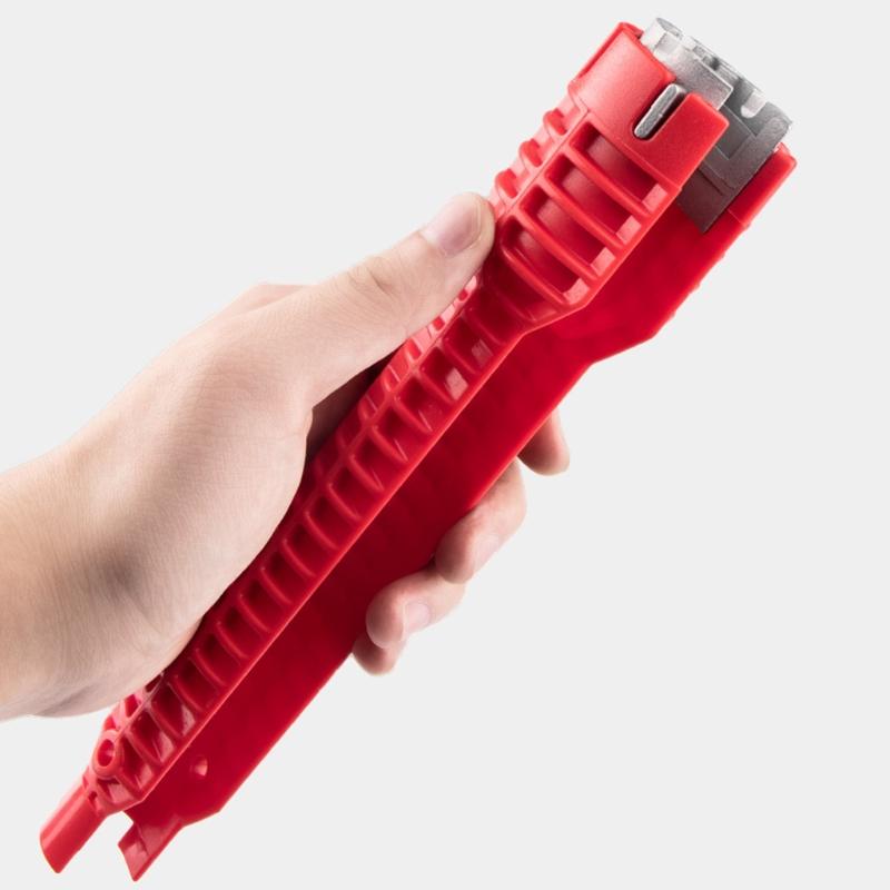 Multifunktionsschlüssel Wasserhahn Spüle Installateur für Zuleitungsmuttern/Absperrventile/Siebkörbe/Zuleitungsmutter/Wasserhahnmuttern