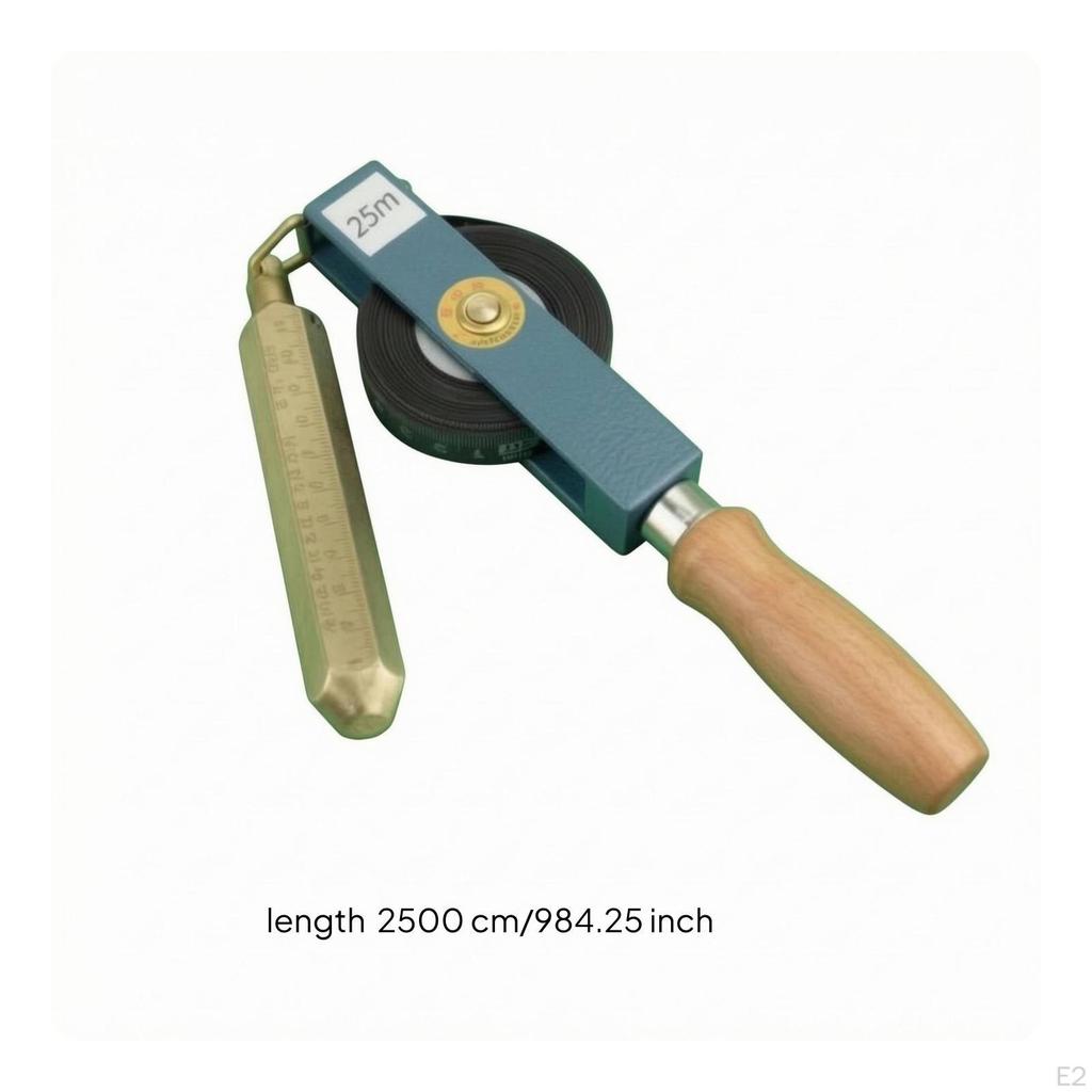 Oil Gauging Tape Resistant Sounding with Plumb Bob Accurate Calibration Petroleum Tank Depth