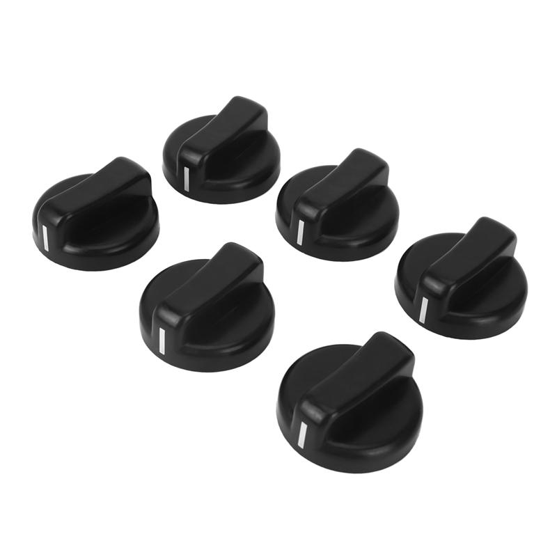 48 PCS Kitchen Black Plastic Gas Stove Cooker Control Knobs-B61B