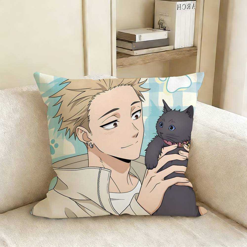 

RRintaro TTsumugi KKaoruko WWaguri Pillow Case Living Room Sofa Cushion Cover Suitable For Home Bedroom Room Decoration 30X30cm