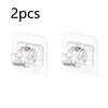 4pcs Nail-Free Adjustable Curtain Rod Holder Clamp Curtain Rod Brackets