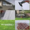 Thickness 0.3mm Transparent Grid Tarp Curtain Outdoor Pergola Clear Rainproof Cloth Greenhouse Succulent Plant Keep Warm Cover