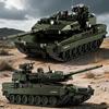 Military Leopard 2A8 Army Main Battle Tank Building Blocks Bricks Modern Tank Set Boys Toy Gift