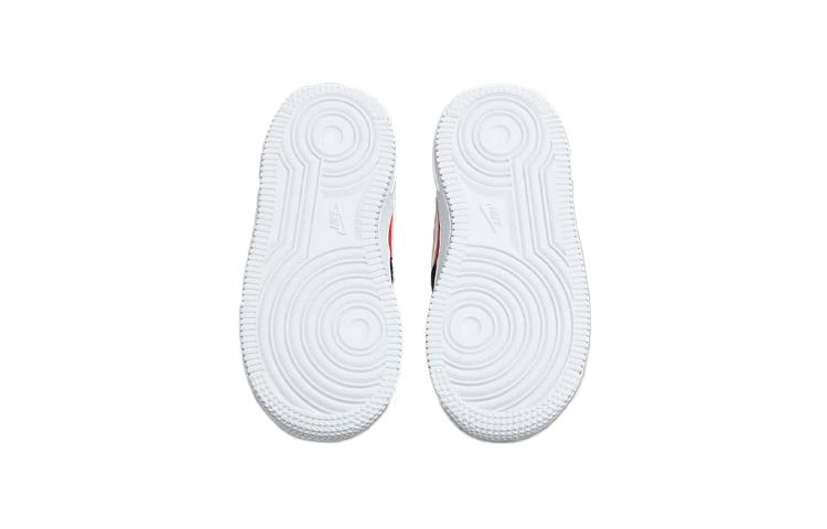 Nike Air Force 1 Toggle SE Casual Waterproof Low top Skateboard Shoes Black Red Infant And Toddler DN3323-600