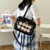 Kawaii Patent Leather Handbags Women Transparent PVC Itabag Women Tote Bag New Japanese Shoulder Bag Women Small JK Bag Ita Bag