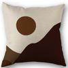 Abstract Boho Sunset Sunrise Sun And Moon Rainbow Landscape Decorative Pillow Cover Cushion Case,Home Sofa Bed Couch Decor