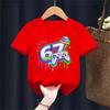 Kids Cotton T-Shirts Cartoon Anime Cat Print Tops for Girls Boys Aphmau Outfits Womens T-Shirts Fashionable Children's Clothing