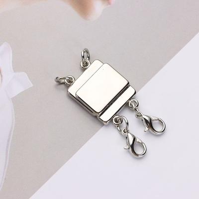 DIY Jewelry Gold Color Layering Magnetic  Clasp Magnetic  Connector Multi Strands Clasps for Layered Bracelet