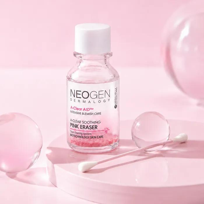 AC Pink Powder SOS Spot Acne Calamine Care A-Clear Soothing Pink Eraser 15ml Instant acne treatment