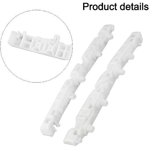 Suport de fixare pentru bara de protecție față pentru Nissan pentru NV200 2013-2021, 62224-3LM0A 62225-3LM0A Suport de înlocuire din ABS Alb