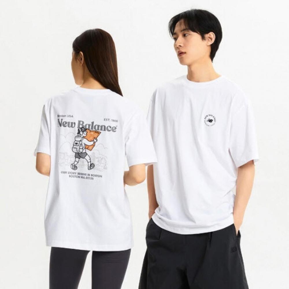

New Balance Short Sleeve Tee Lqj Nbnee21513 10 Uni Nb Boy Travel Short Sleeve Tee 100