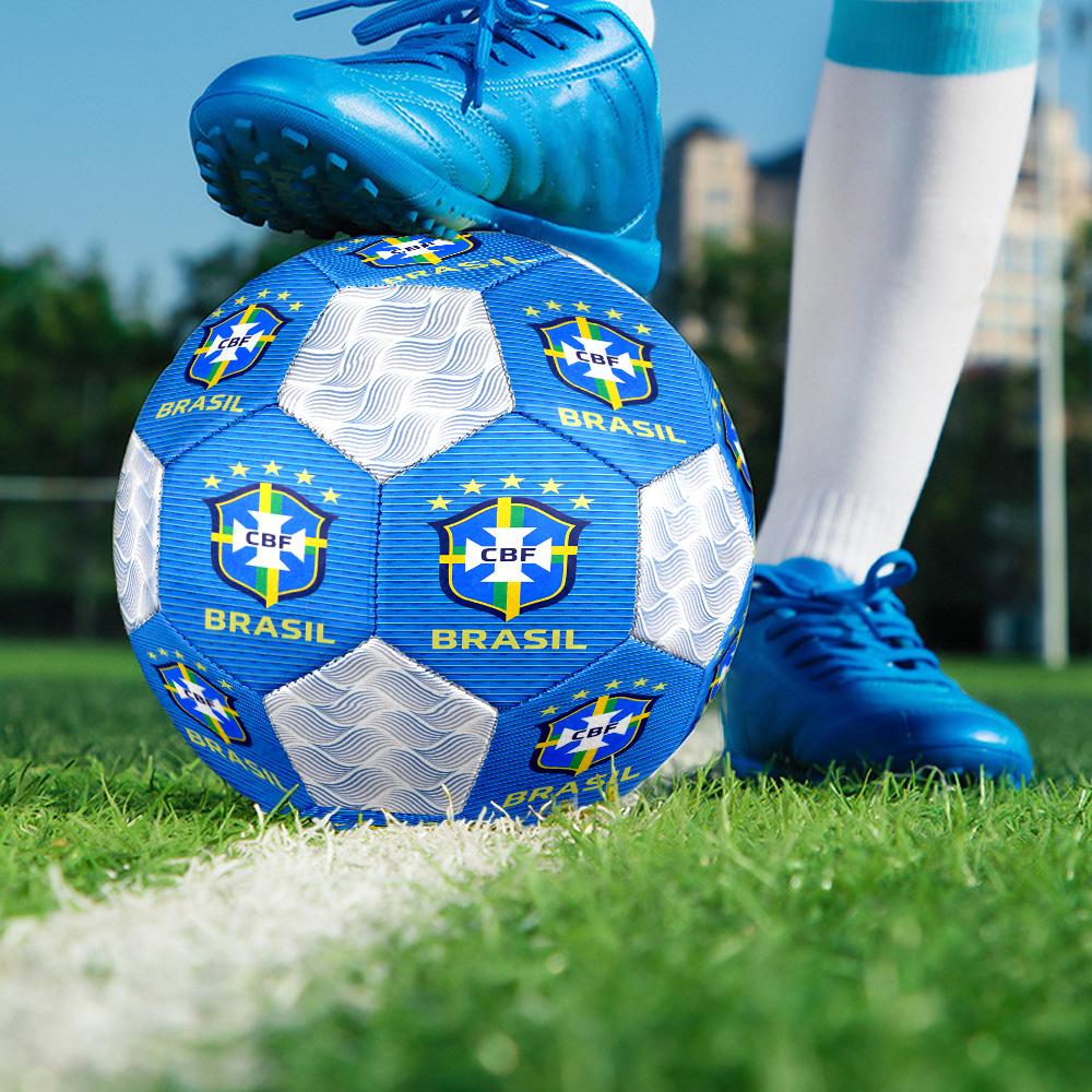 1 Stück Brasilianischer Fußballverband CBF Fußball Fußball Größe 5 Hallenfußball Mode Bunt Hinterhofspiel - Großartig für Sportfans Geschenk