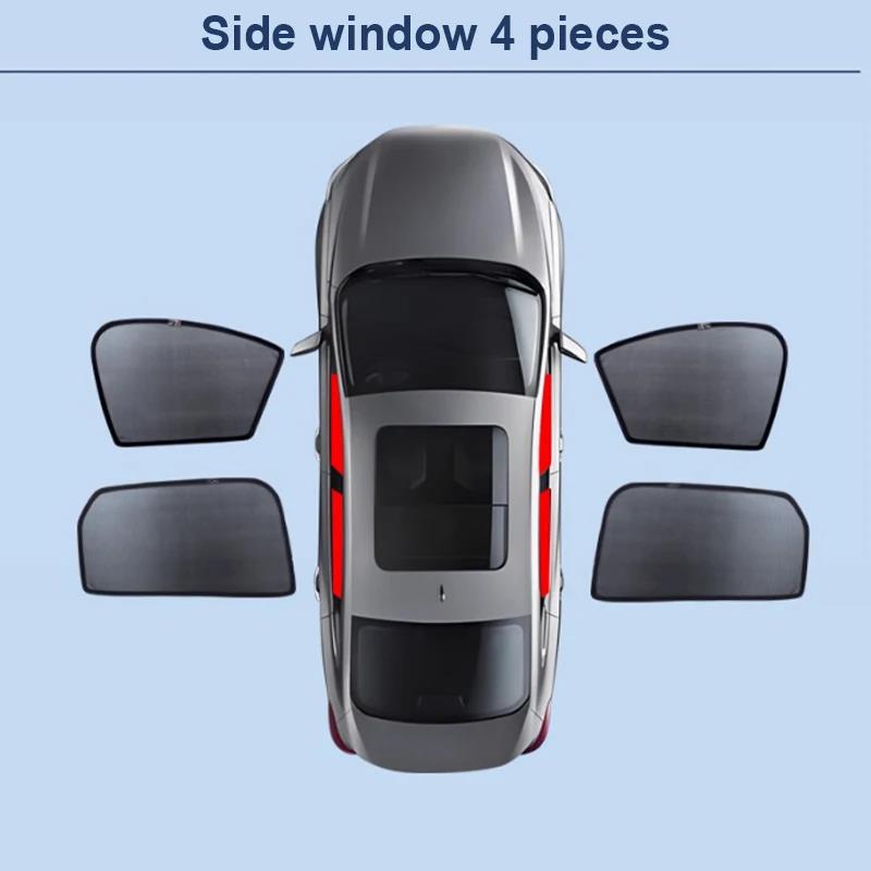 Sun Shades For Volkswagen VW ID4 ID.4 2021 2022 2023-2025 Sunshades Magnetic Heat insulation Window Visor Car AccessoriesWindshield Sunshades 1