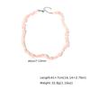 Naure Stone Turquoises Crystal Beaded Choker Necklace for Women, Fashion Irregular Bohemian Healing Crystal Choker Jewelry