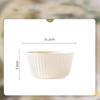 ZISIZ Ceramic Petal Rice Bowl
