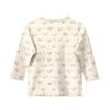 Print Tops For Youth Girls Round Neck 3/4 Sleeves T-Shirts Trendy Tops Outfit Tees