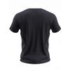 European Size Be the Reason Someone Smiles Today" Men's T-Shirt - Casual Short Sleeve, Breathable Cotton, Geometric Print, Round Neck