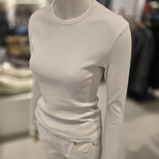 Gio Done Women's Basic Round Neck Slim Fit T-Shirt 36504