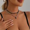 Versatile Beaded Tassels Necklace Adjustable Length Chain Party Wear Irregular Beaded Choker Necklace Jewelry Accessories Gift