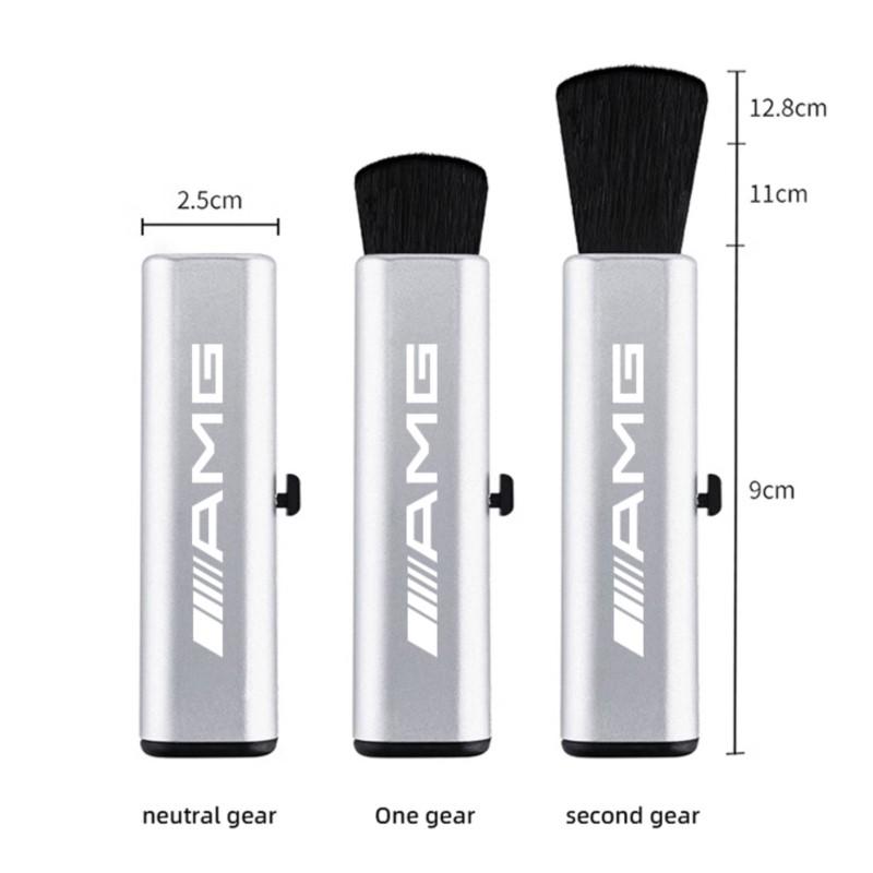 Car Interior Cleaning Brush Air Outlet Dusting Small Brush For Mercedes Benz AMG A B C E G W203 W204 C260 E300L A200L GLC300 CLA SY5