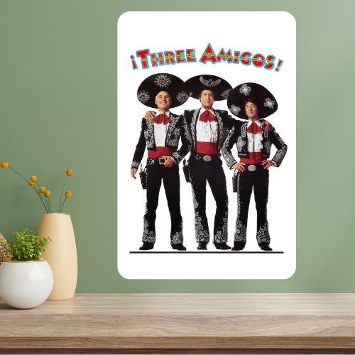Three Amigos Classic Movie Metal Poster Sign 20x30cm(7.8x11.8inch)