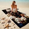 Wild Bears Mountain Forest Soft Beach Towel Outdoor Camping Vacation Swimming Beach Towel Outdoor Absorbent Bath Towel Blanket A6