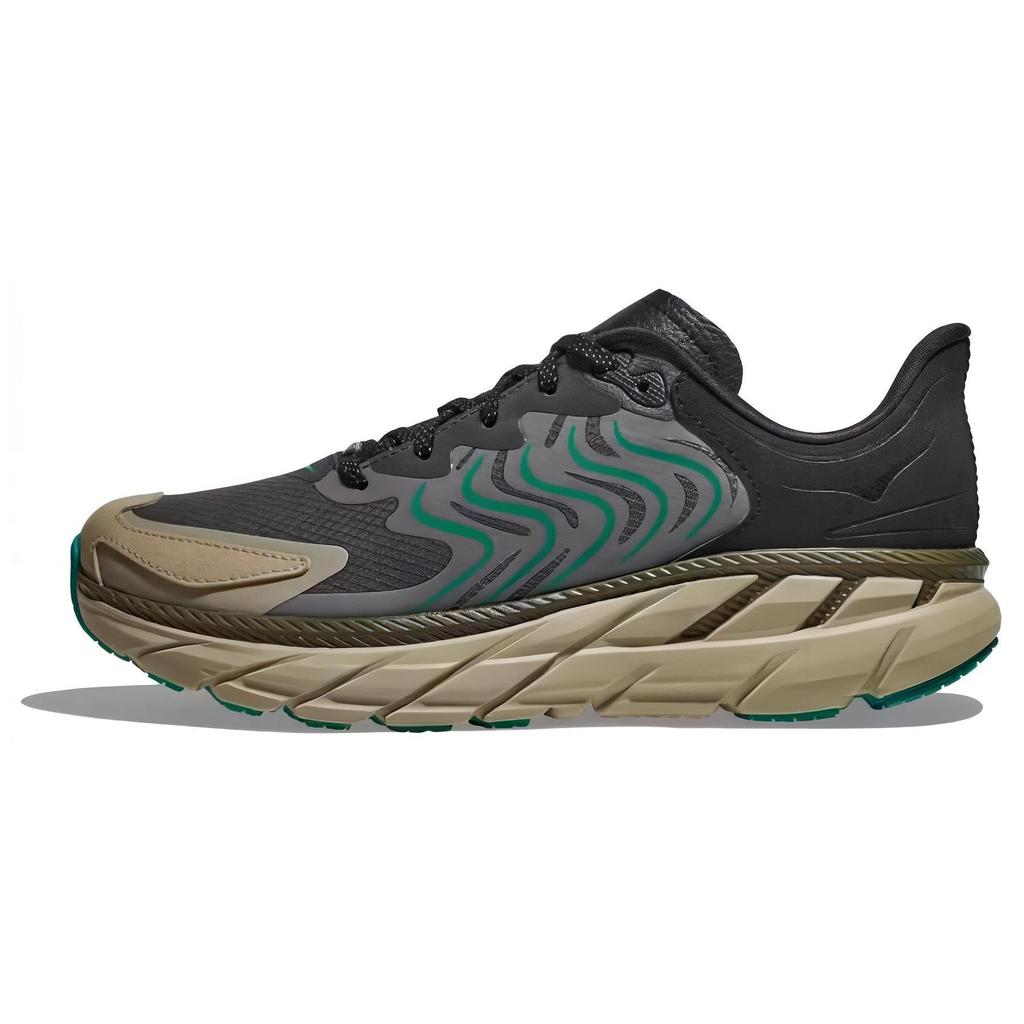 HOKA One One Clifton LS Moda Resistente all'Abrasione Traspirante Basse Scarpe da Corsa Uomo Nero 1150920-ckb