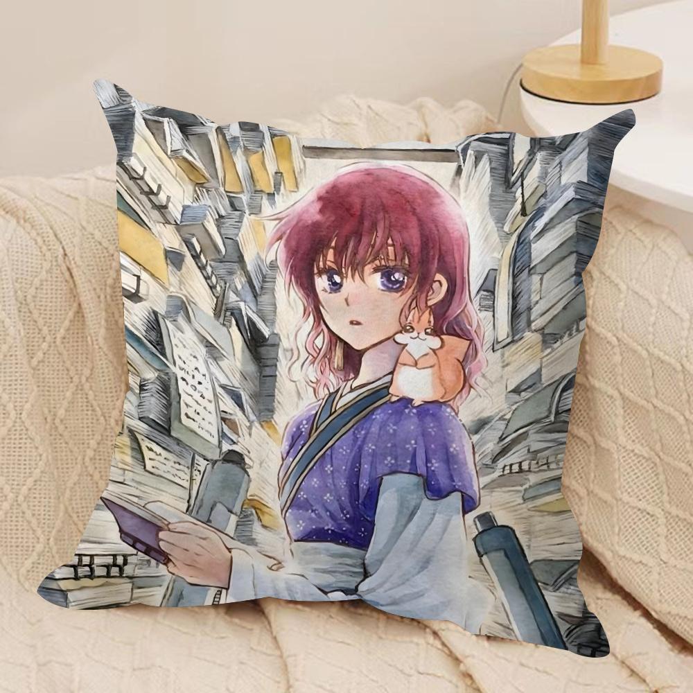Y-Yona Of The Dawn Cushion Cover Soft Plush Double-Sided Decorative Pillow Cover Cozy Sofa Cushion Case Living Room Home Gift