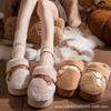 Cotton Slippers Autumn and Winter Outer Wear Indoor Fashion Plush Thick Bottom Plush Slippers