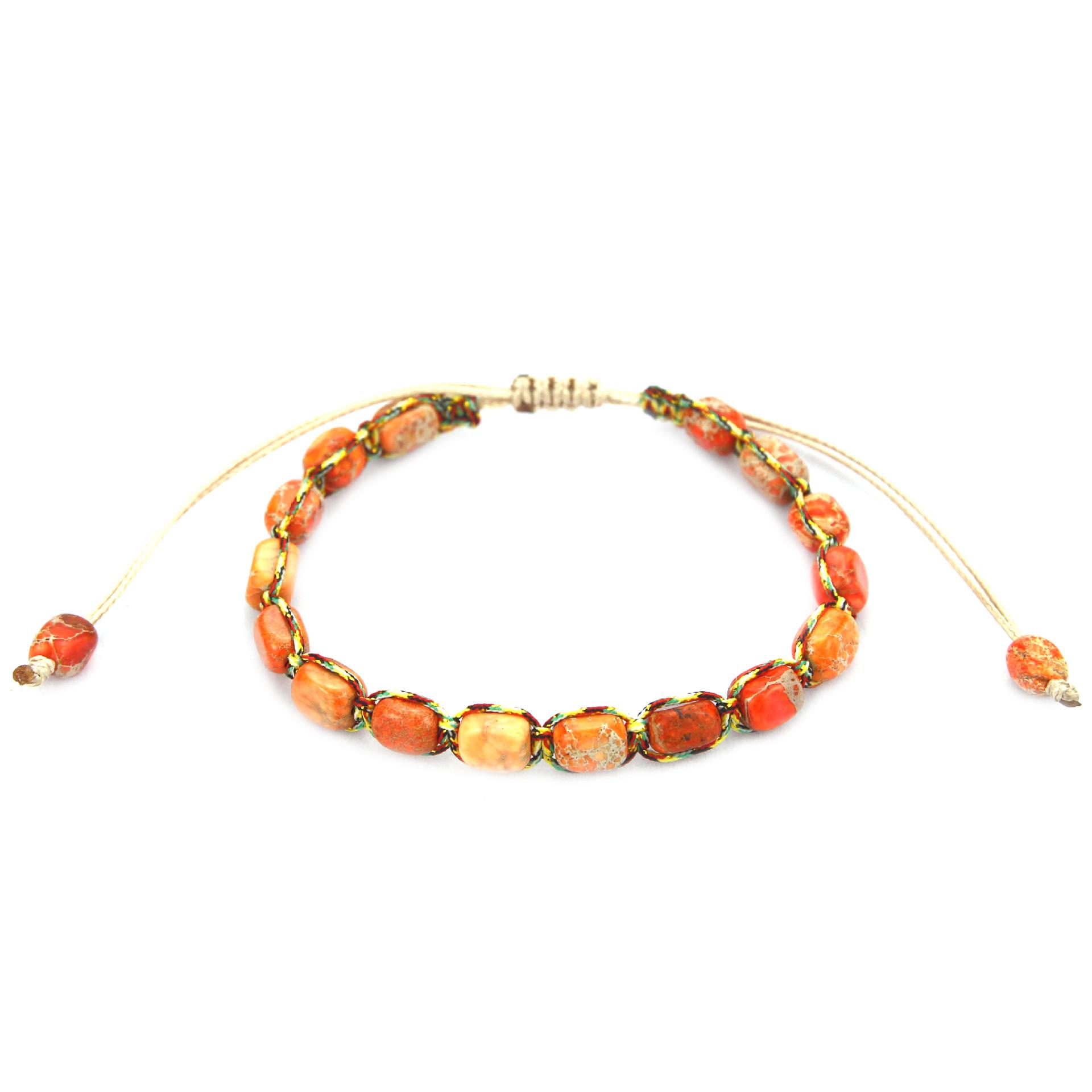 Creative Irregular Imperial Stone Imitation Apatite Unisex Couple Best Friend Bracelet