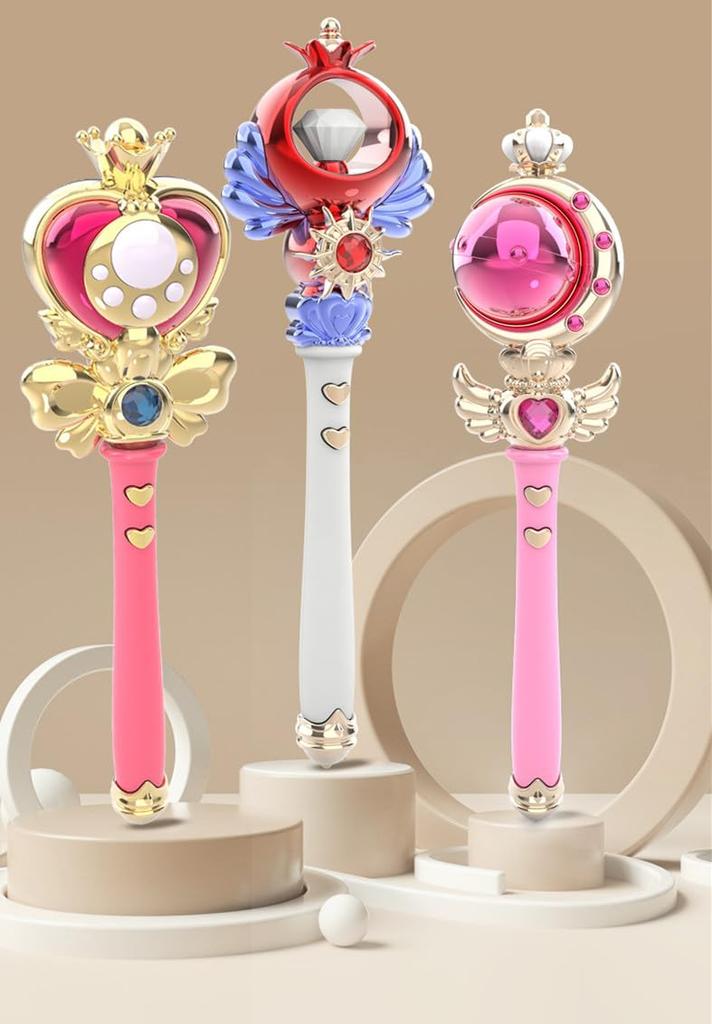 Huang Yem Magic Magic Princess Pretend Magical Pretend Princess Musical with Gift Wand, Stick, Toy, Wand, Glowing, Play, Wizard's Wand, Accessory,
